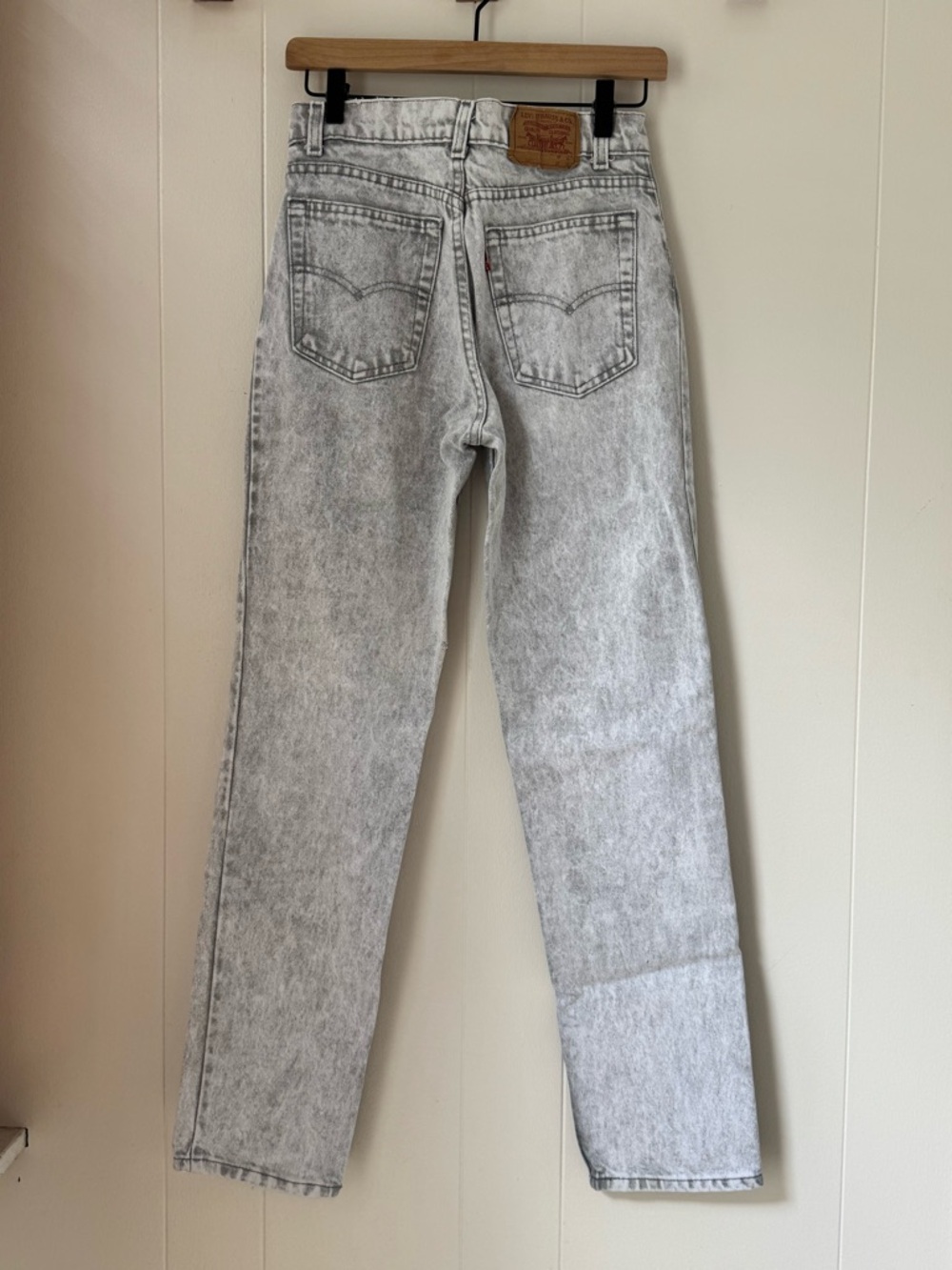 Levi's Grey Acid-Wash 505 Jeans